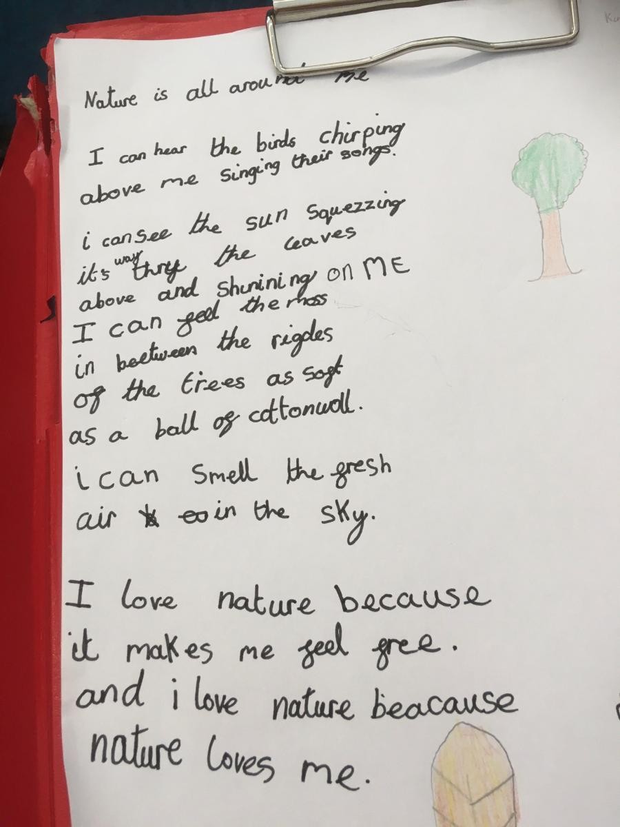 Kingston's completed poem...