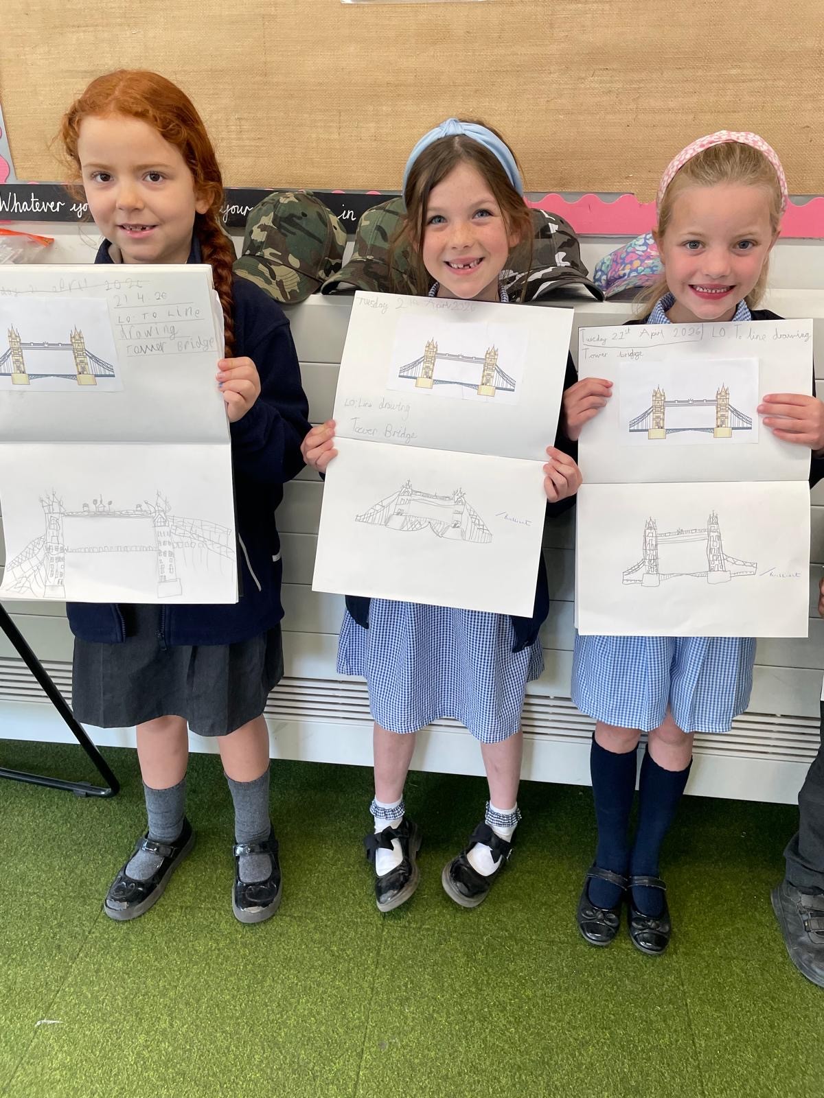 Jo Peel inspired Y2 art with line drawings