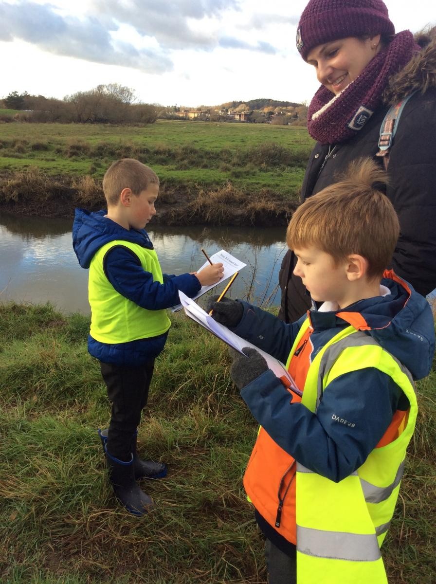 We looked at vocabulary associated with the River Arun and identified it first hand.