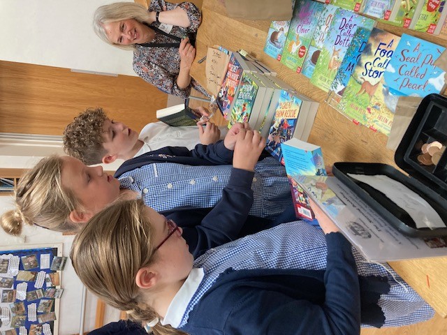 An author visit helps us choose quality texts