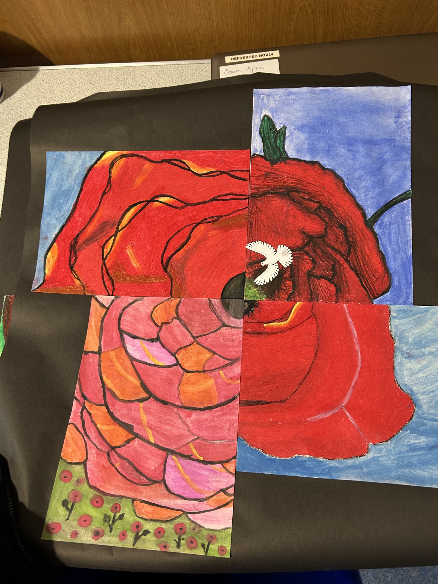 Poppy pictures Japan class