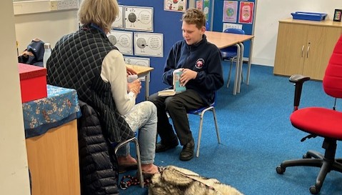 Reading Dog - helping to inspire our readers