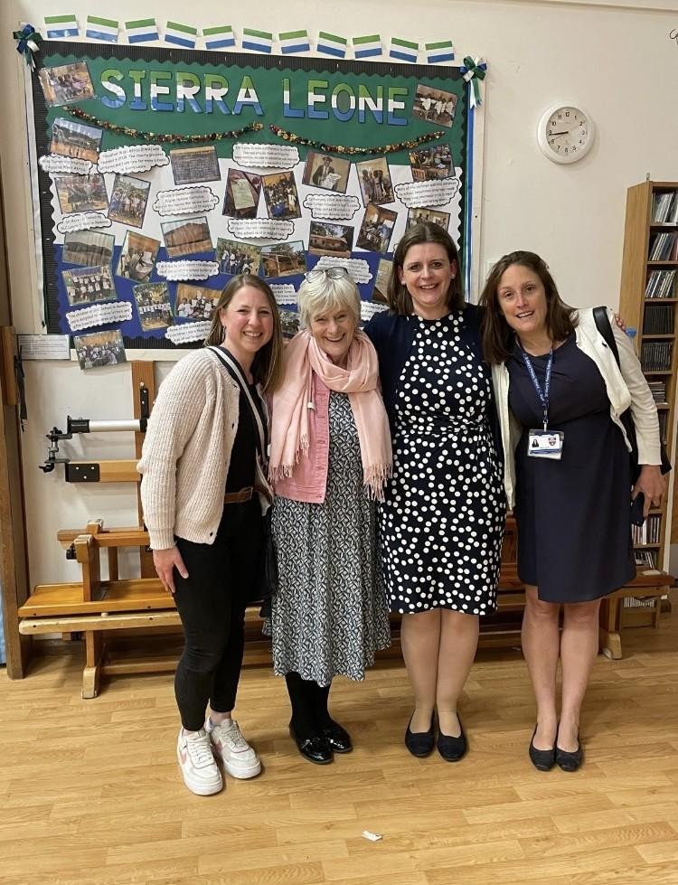 Miss Waring (visited SLeone in 2010), Mrs Heath (visited in 2017 and 2024), Miss Turner (visited in 2024) and Mrs Copus