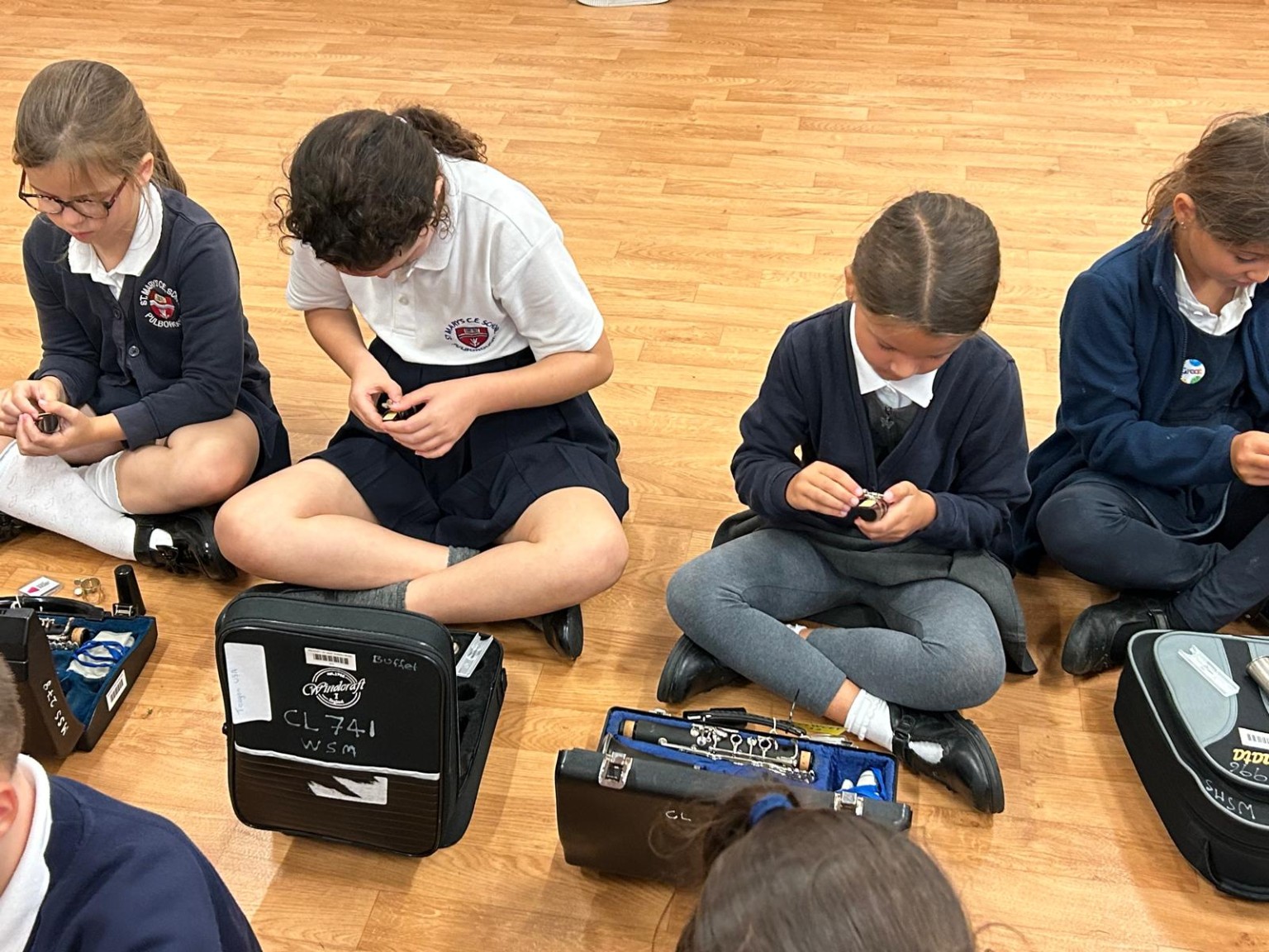 Assembling the instruments...