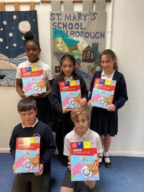 New atlases have arrived for our Geography learning
