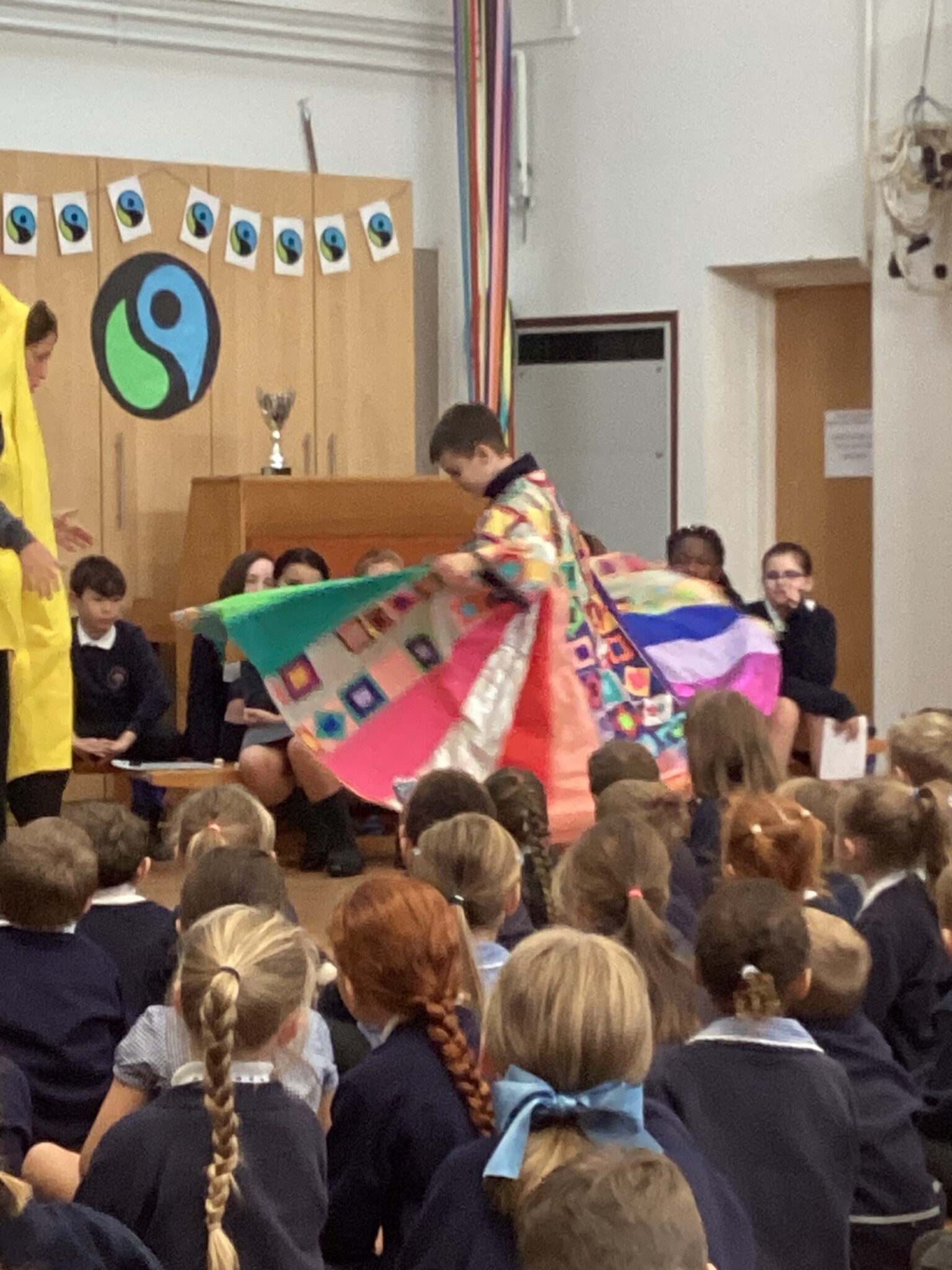 Our Bible Story of Joseph as part of our Fairtrade Fortnight launch