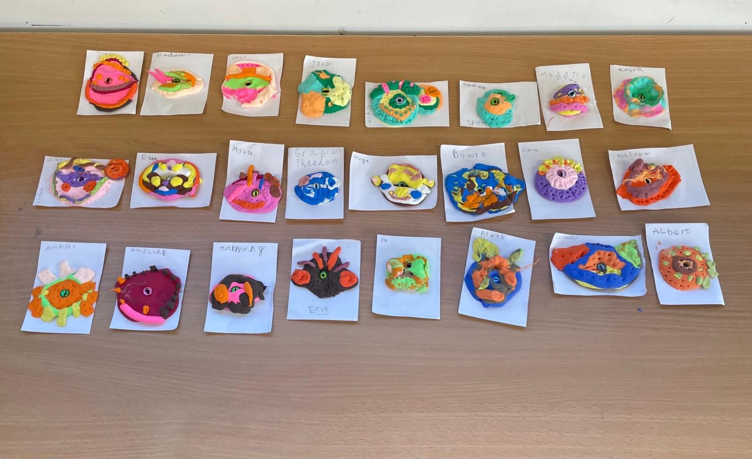 India class and final outcomes for Dinosaur Eyes