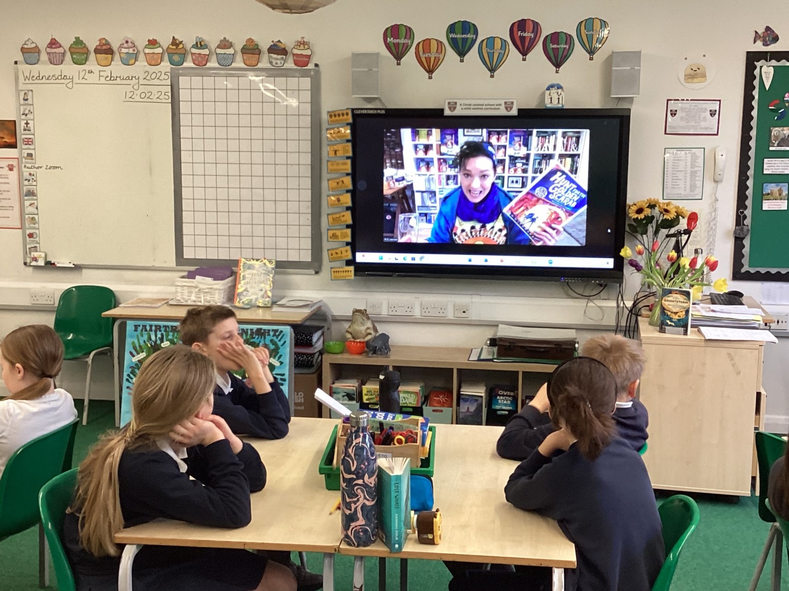 MG Leonard 2025 - author visit zoom