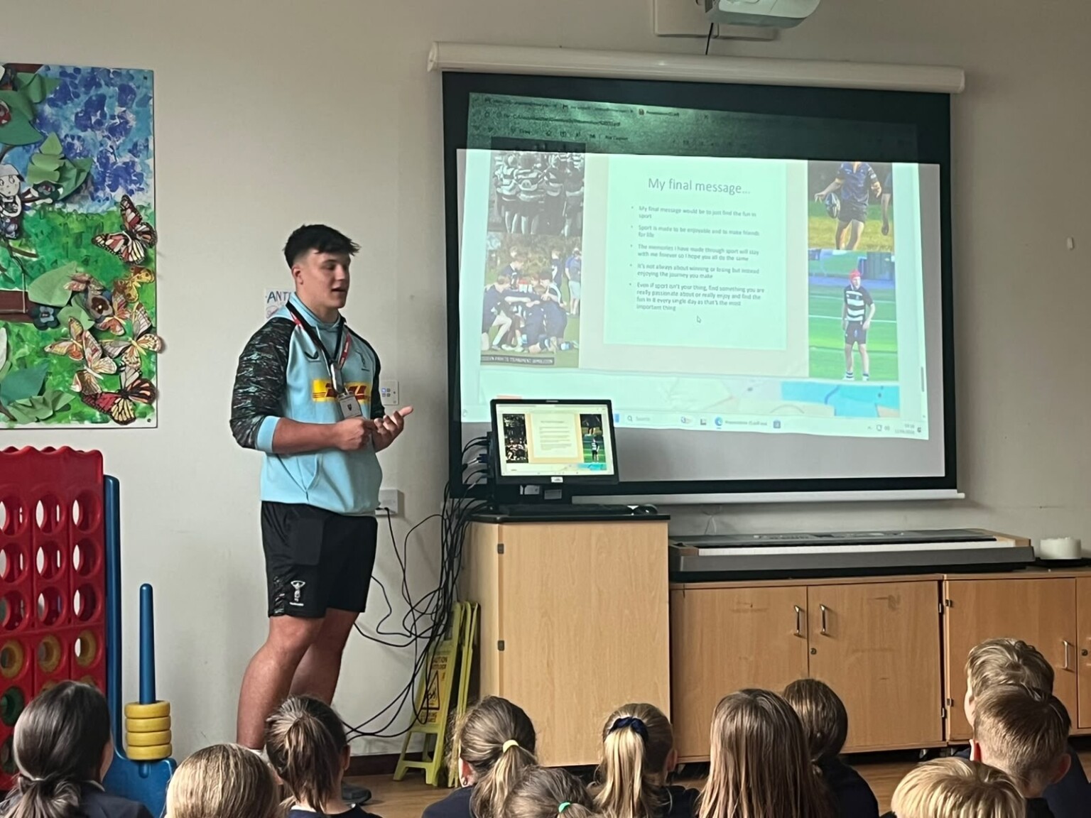 Josh Andrews - Harlequins - inspiring others