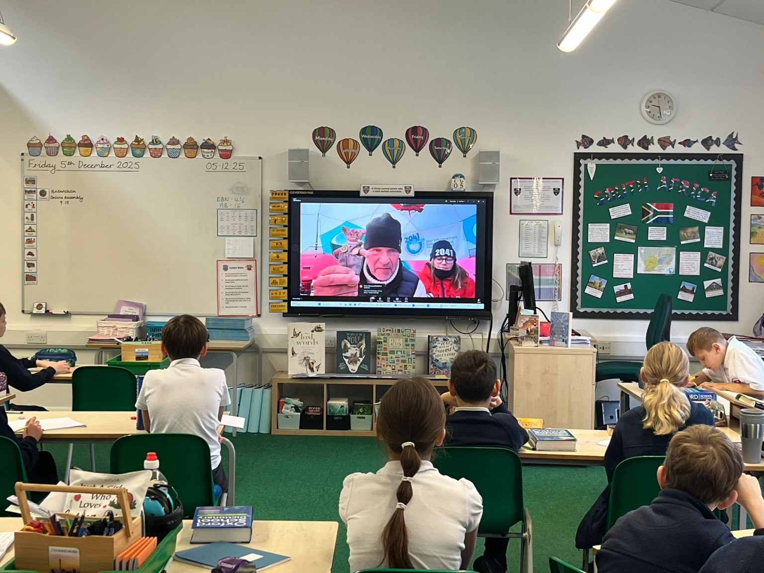 Live from Antarctica...