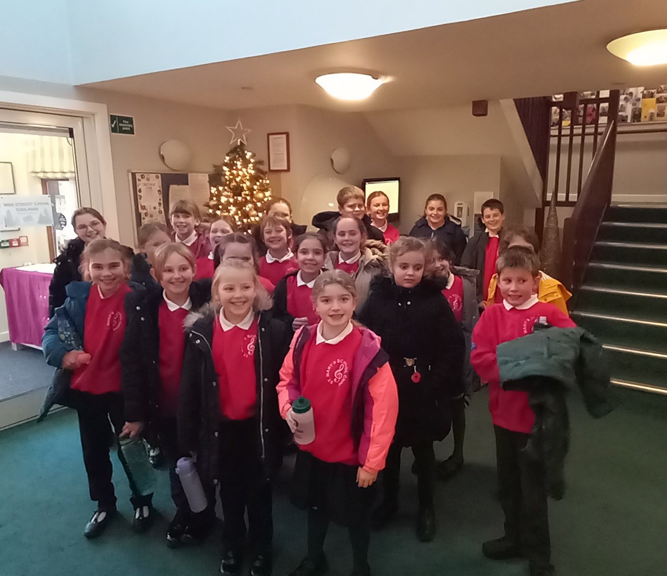 Choir at Hillside Lodge...