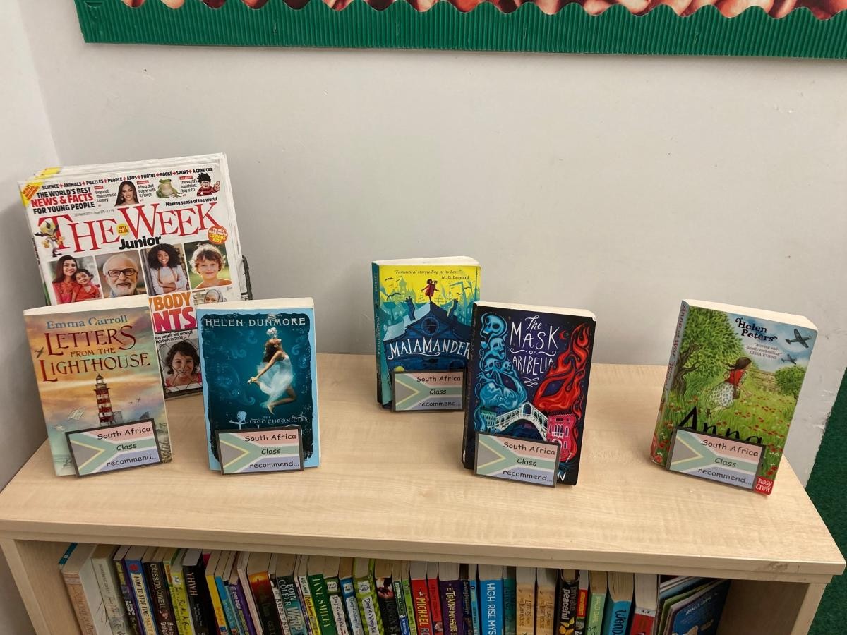 Recommendations for books in each classroom
