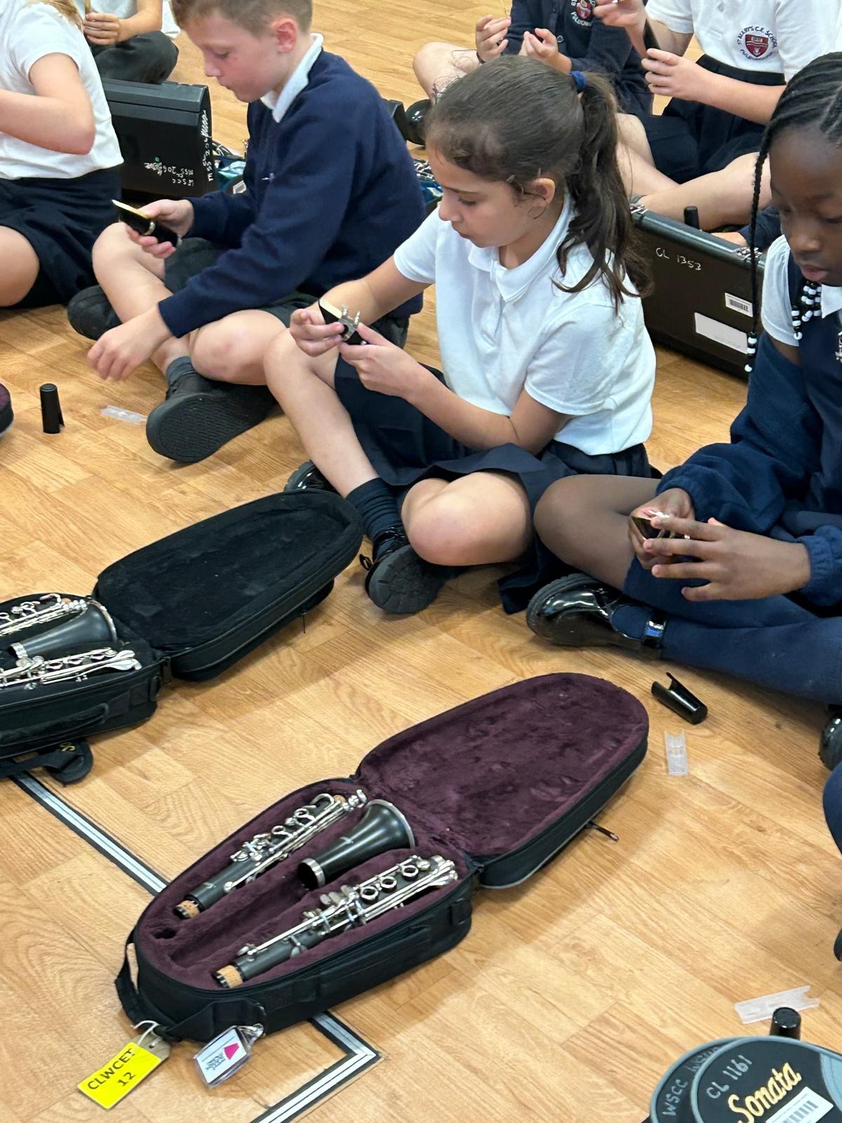 Assembling the instruments...