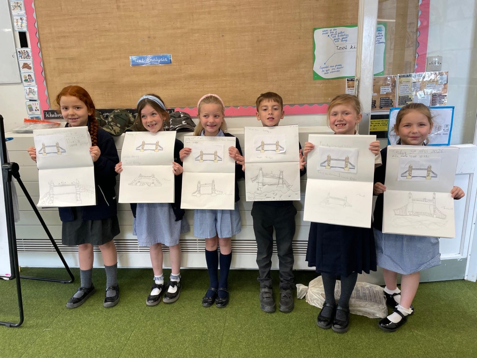 Jo Peel inspired Y2 art with line drawings