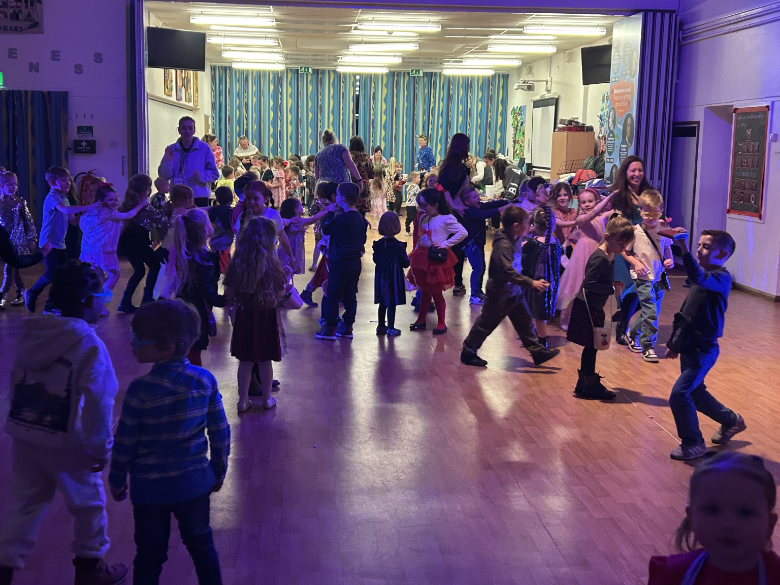 Disco - we love to dance with our friends!