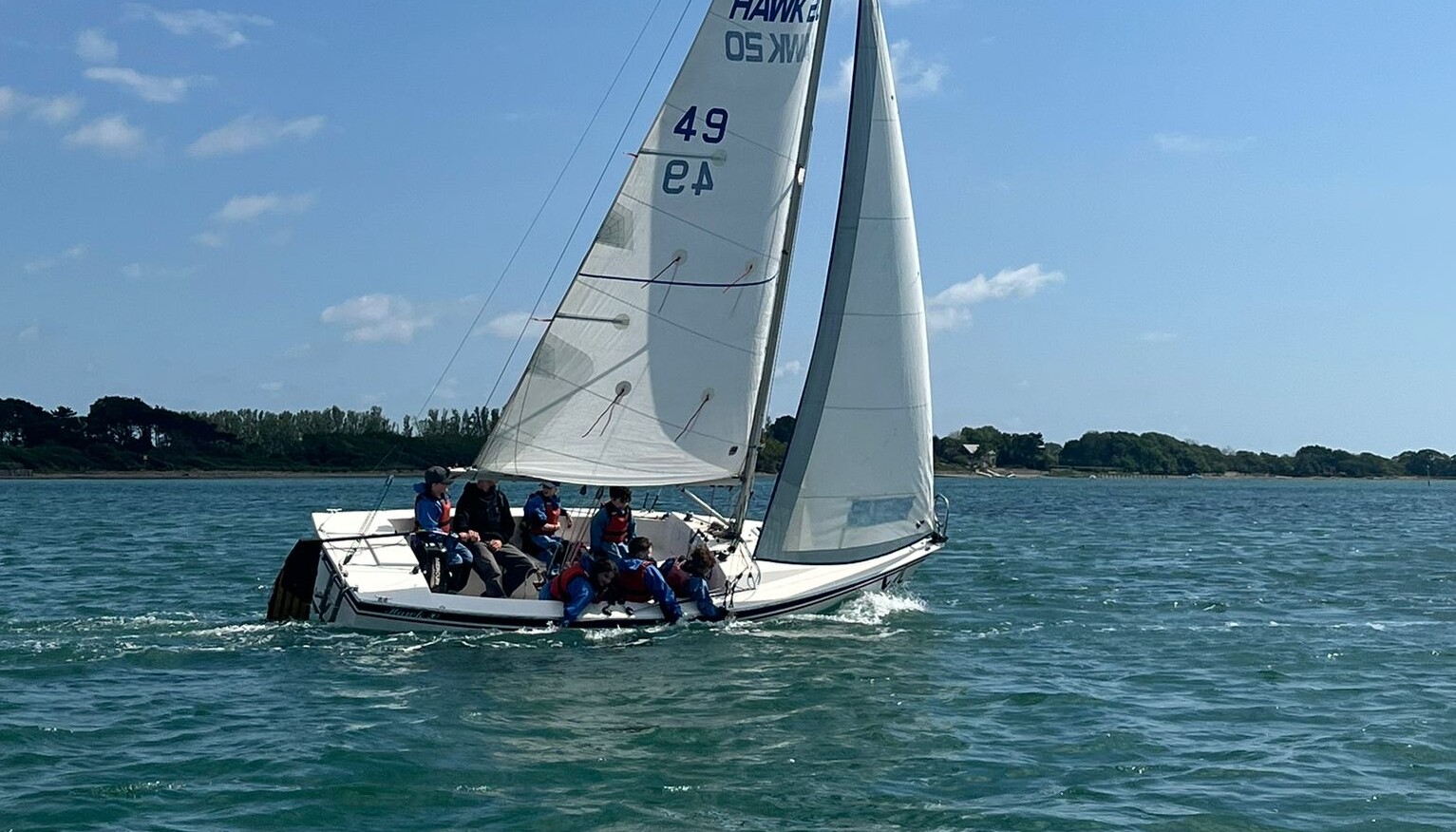 Keel boating Year 5 residential