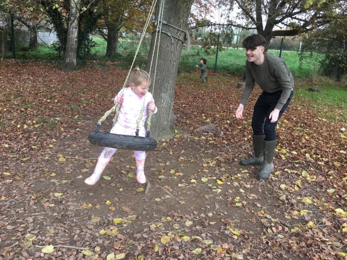 Gross motor development in our outdoor learning