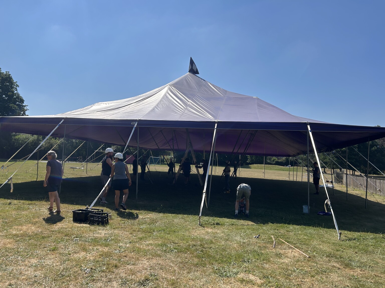 Big Top goes up...