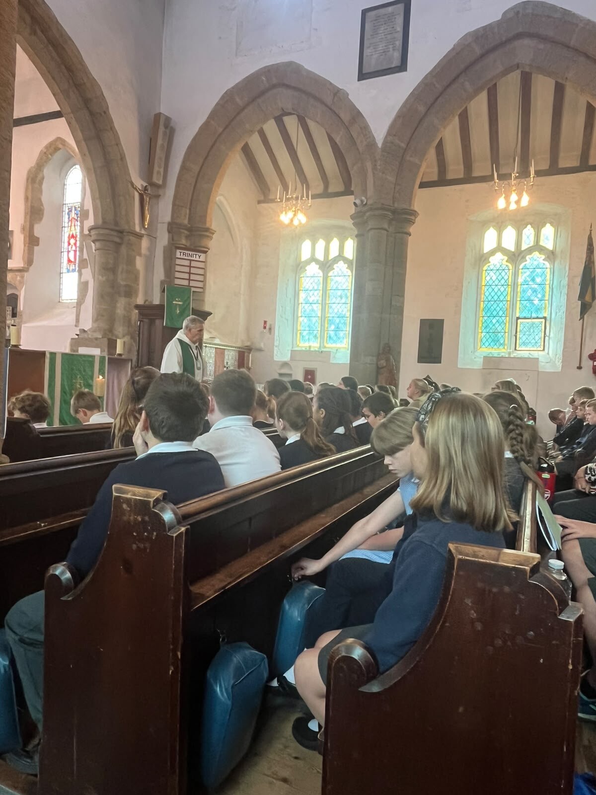 China, SA and Japan class to church