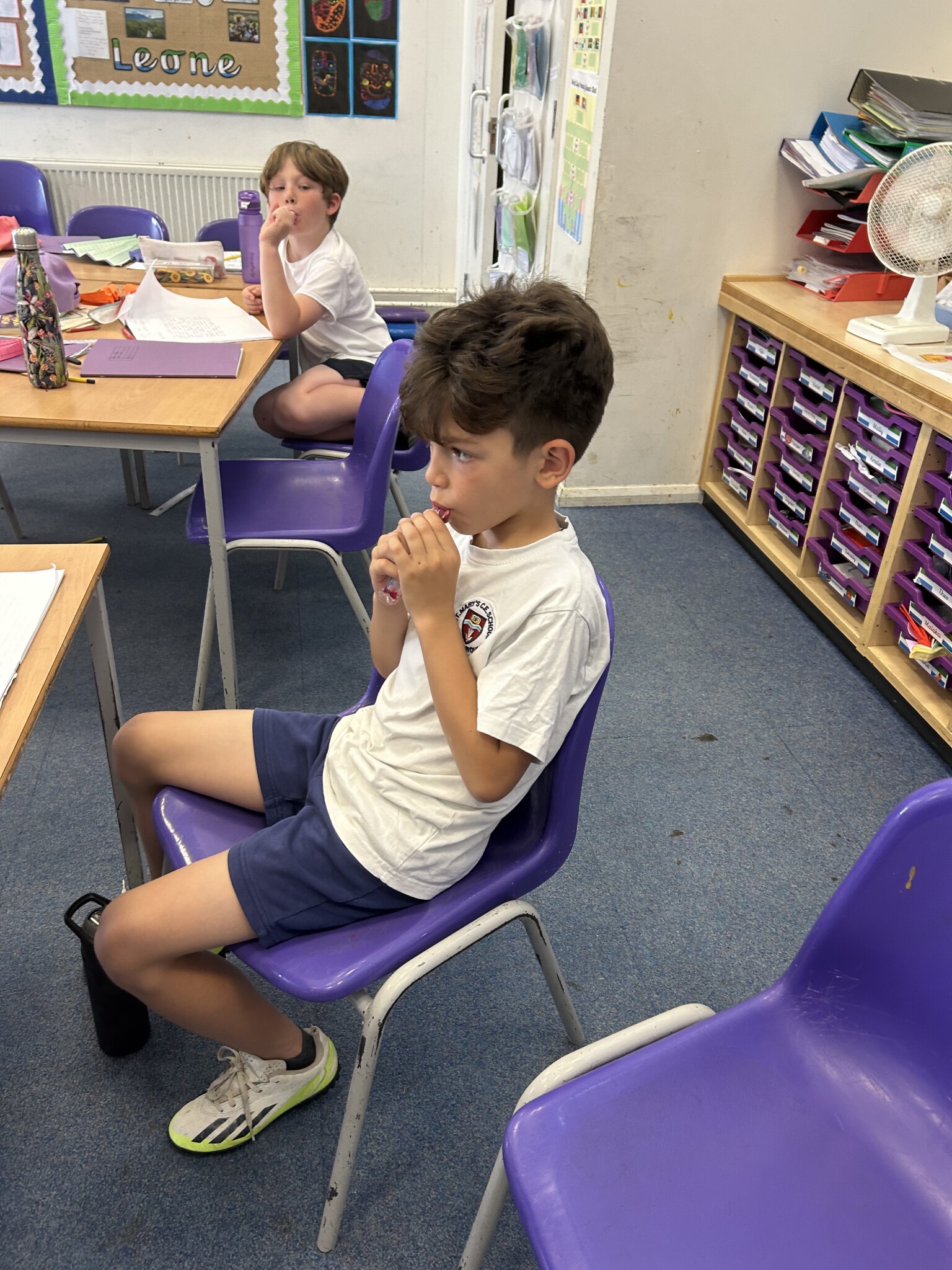 Keeping cool in school...