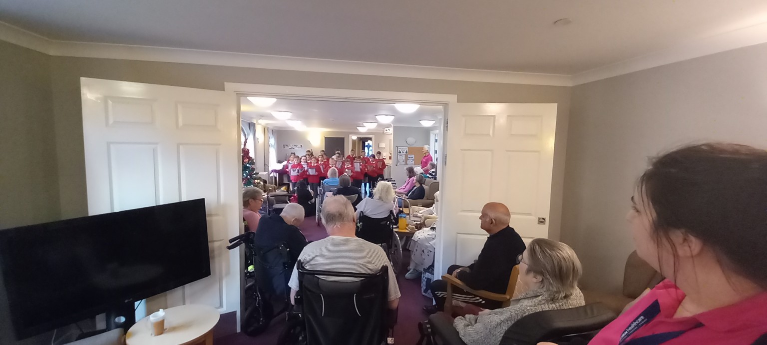 Choir at Hillside Lodge...