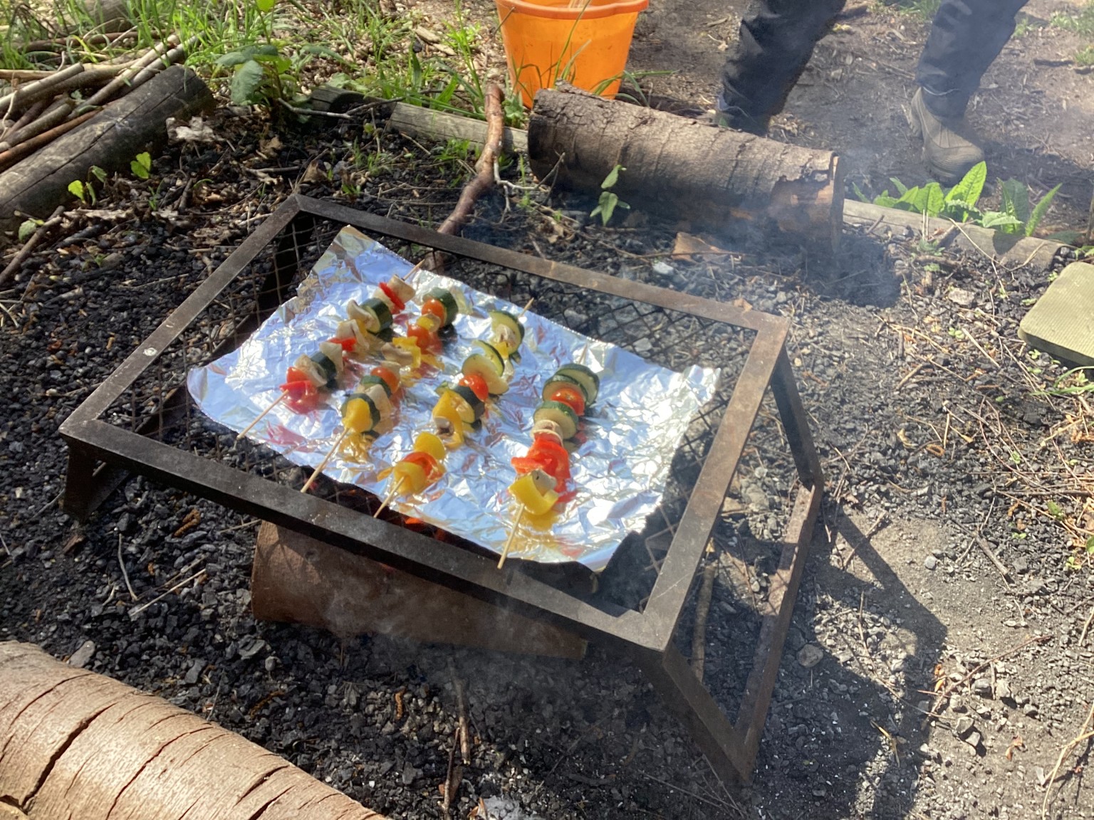 UK - Forest School kebabs