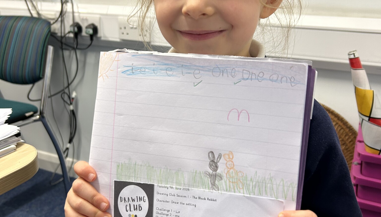 EYFS writing outcomes