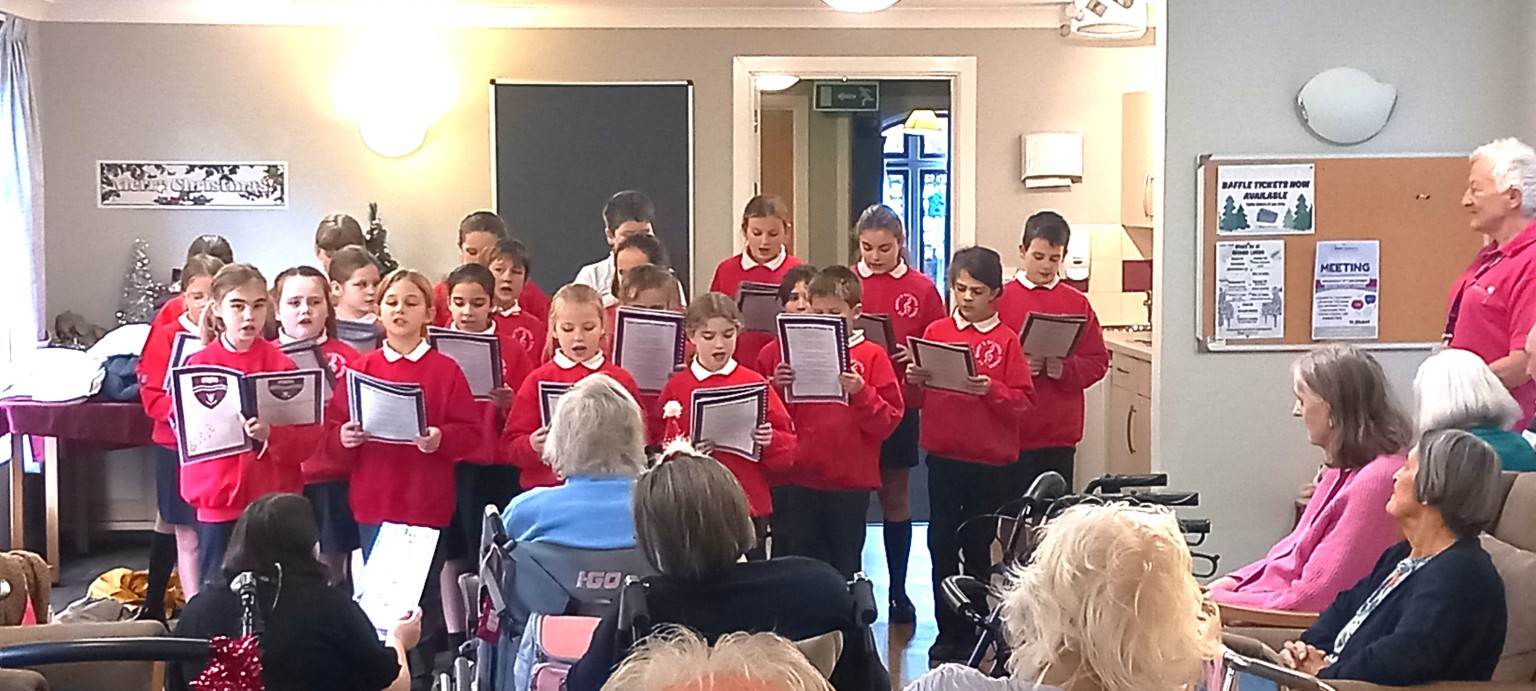 Choir at Hillside Lodge...