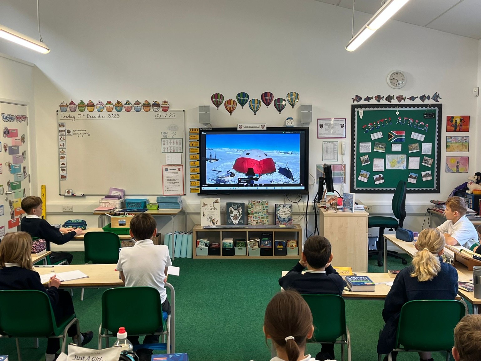 Live from Antarctica...