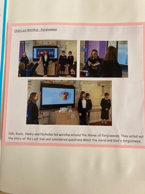 Child-led worship - we lead worship for younger year groups