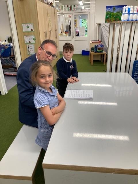 The Governors work with children regularly to find out more about the curriculum and their learning