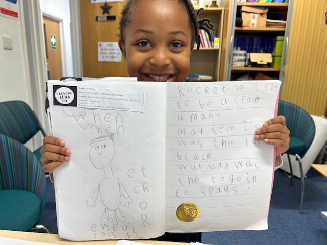 Drawing club - improvements in writing