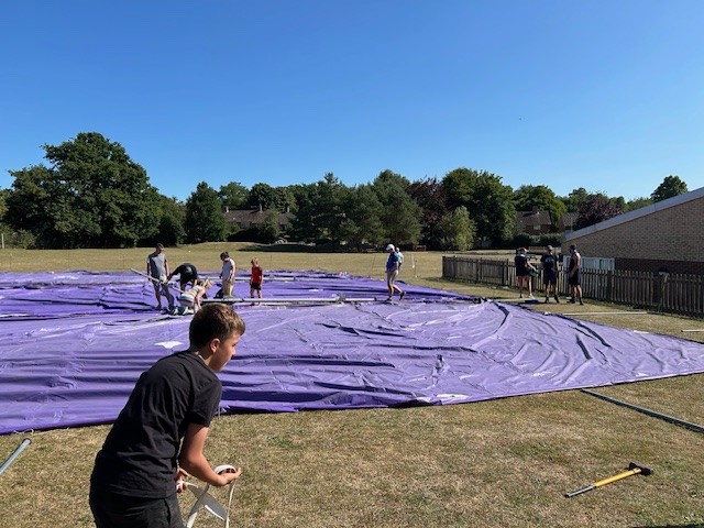 Big Top is up! Treasure Island here we come!