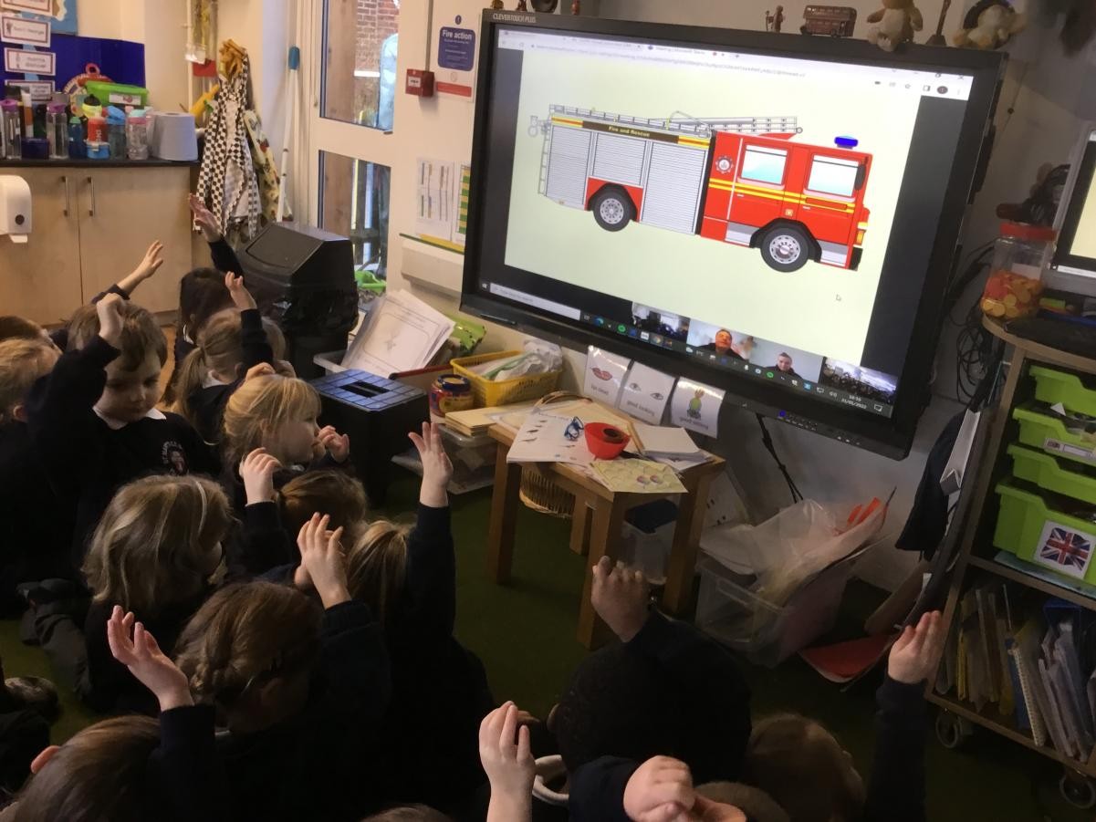 Fire Service visits EYfS, Y2 and Y5