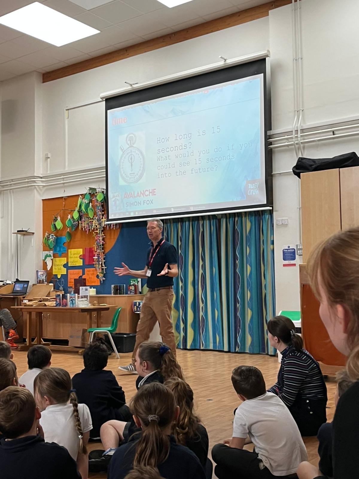 Author visit - Simon Fox
