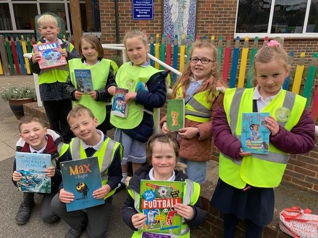 Trips to the library for all of KS1, all children got a library card and signed out a book. 