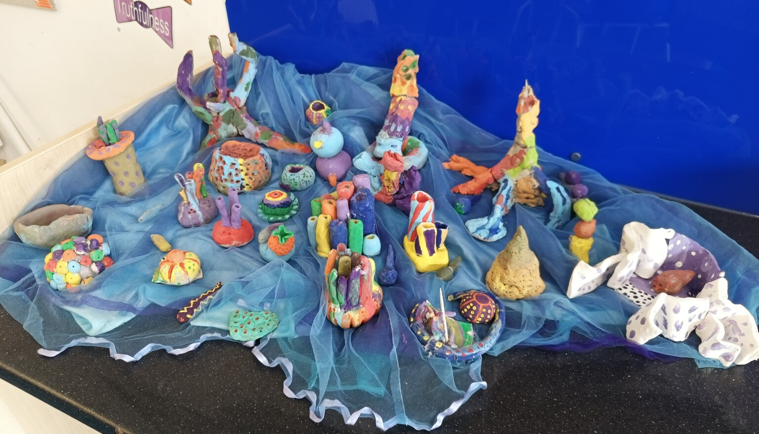 Coral sculptures Year 5