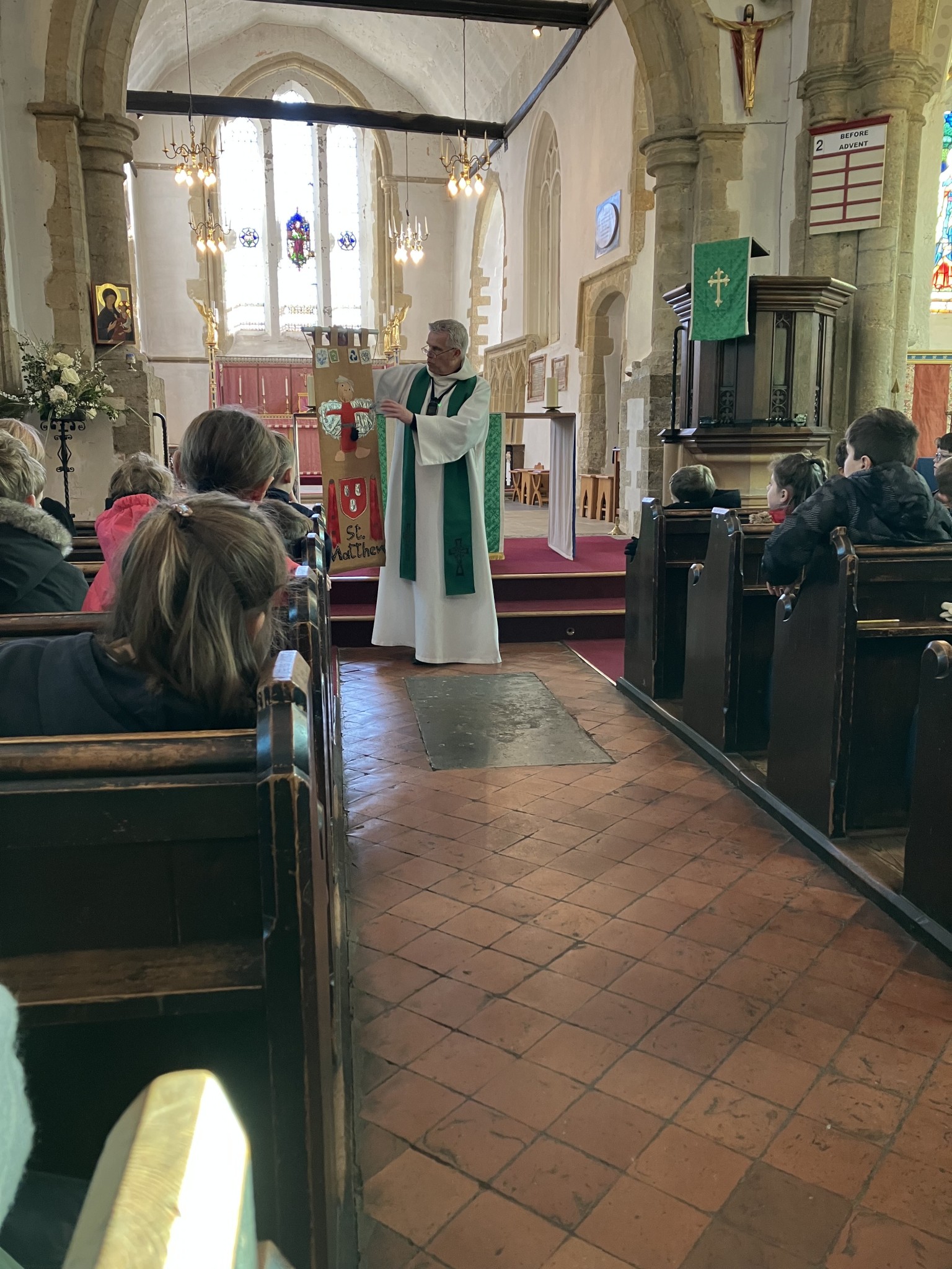 Worship in church...