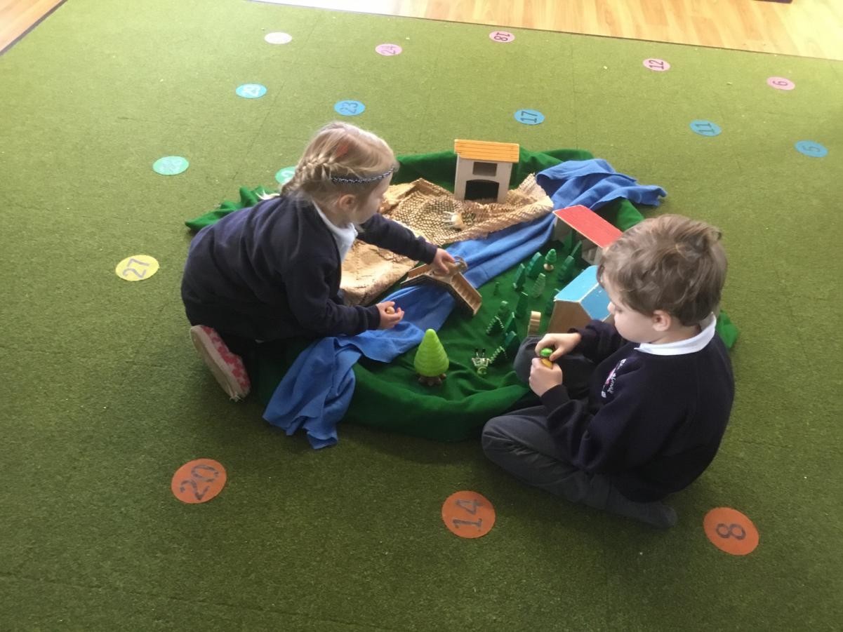 Small world play encourage oracy and vocabulary