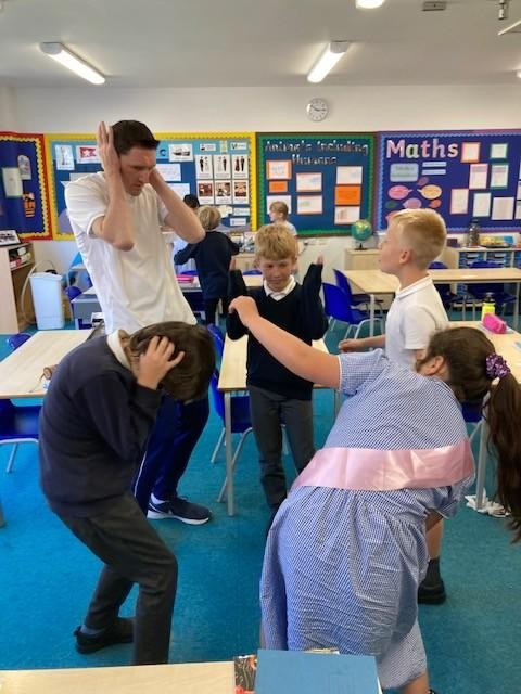 Drama in class - bringing texts to life and developing oracy for writing.