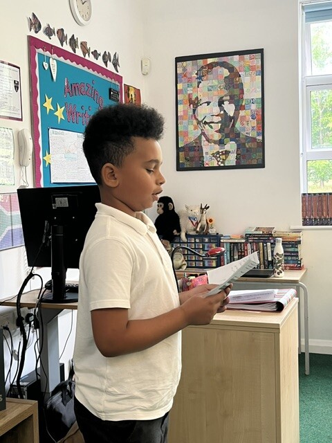 The children presented to the class when they wanted to take on a responsibility