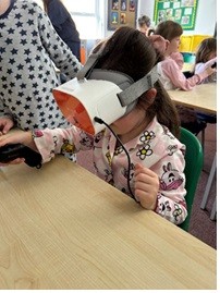 Exploring a Tudor building...