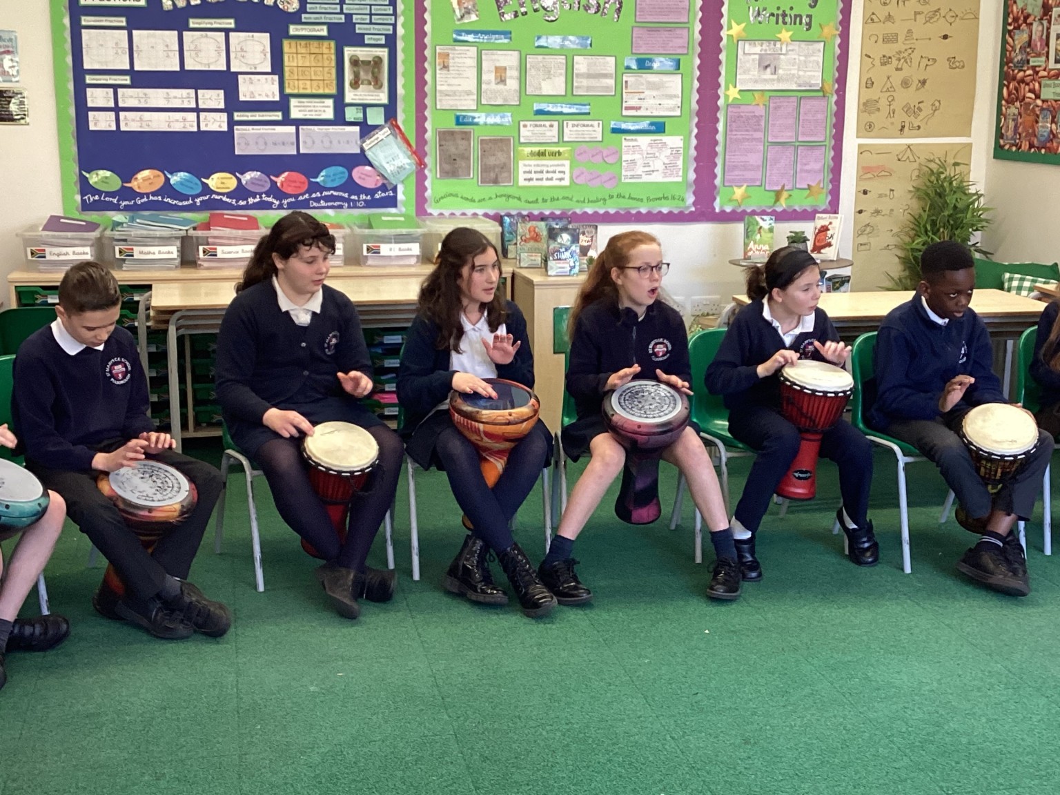 African Drumming - the start of Exploring Africa topic