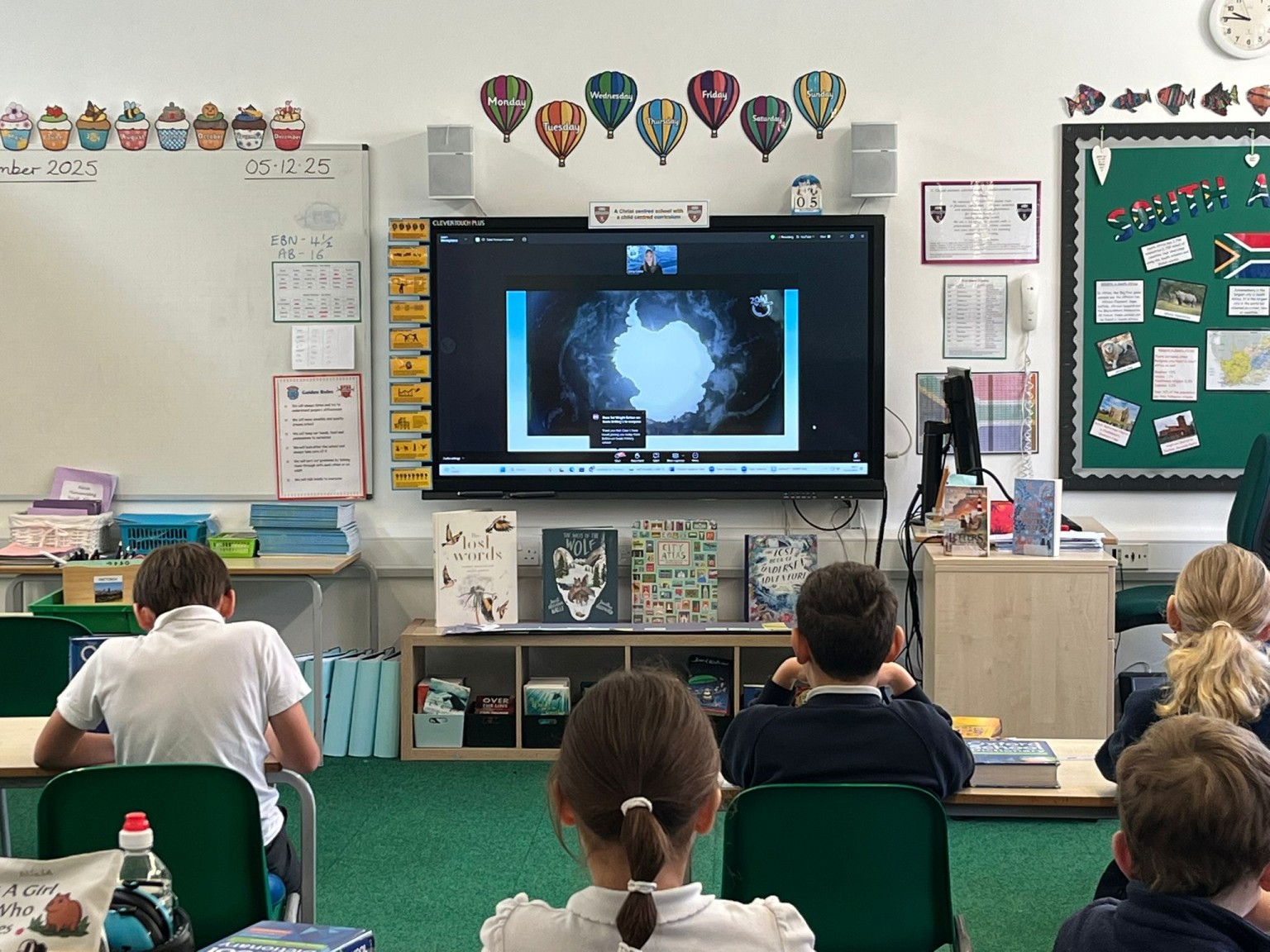 Live from Antarctica...