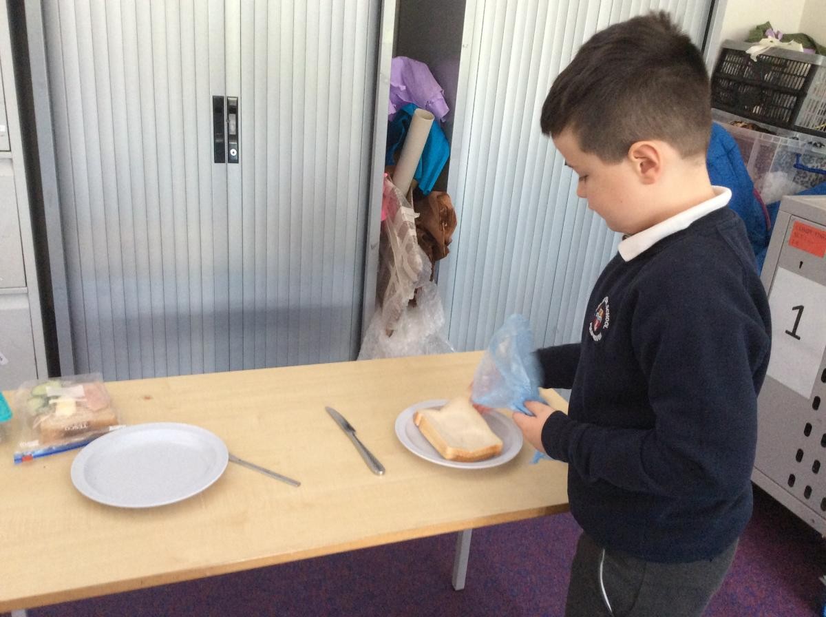 Making sandwiches