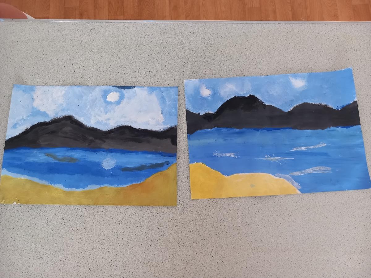 Completed artworks...