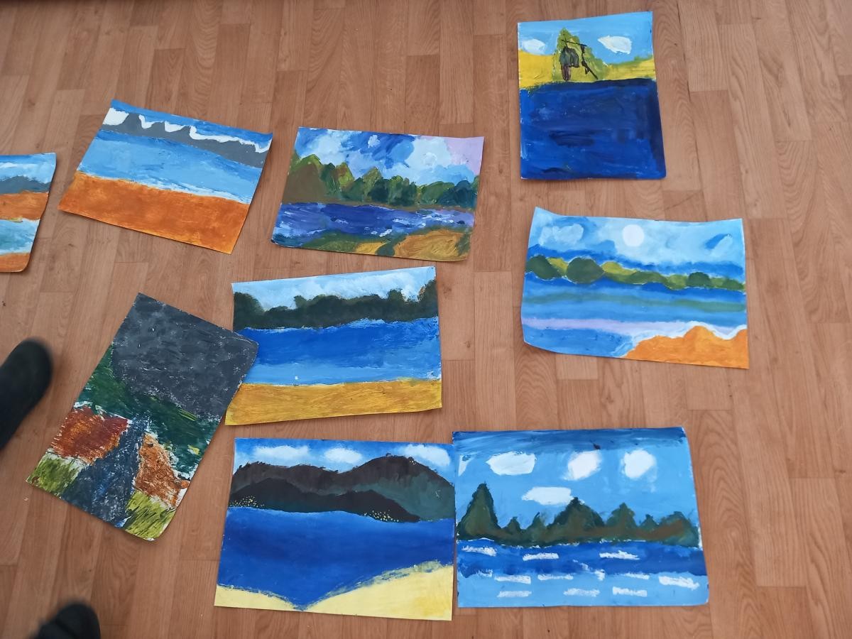 Completed artworks...