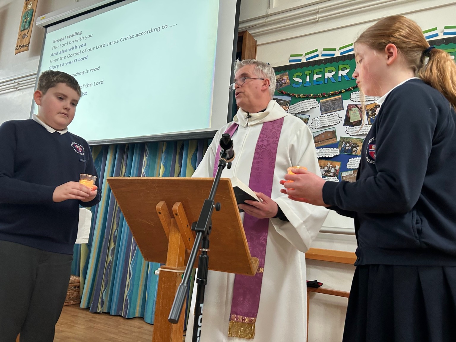 Ash Wednesday service