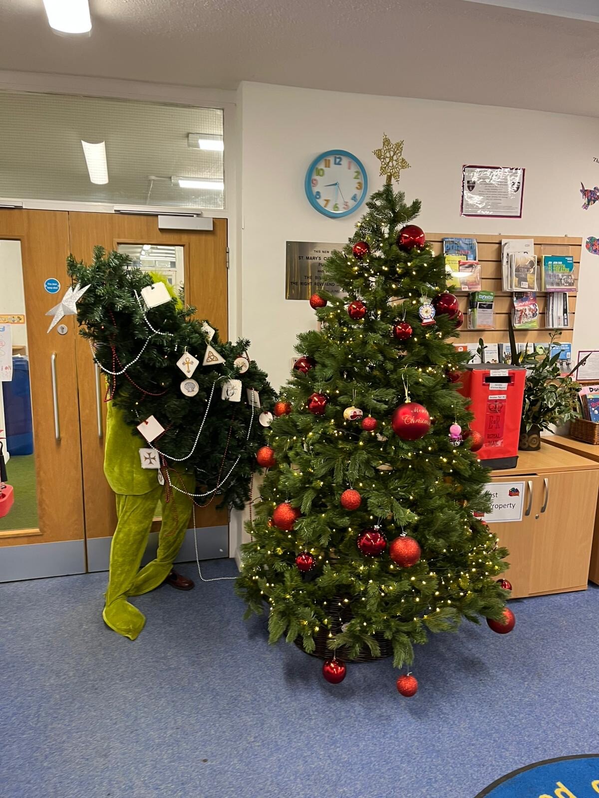 The Grinch steals Christmas - fun whilst writing!