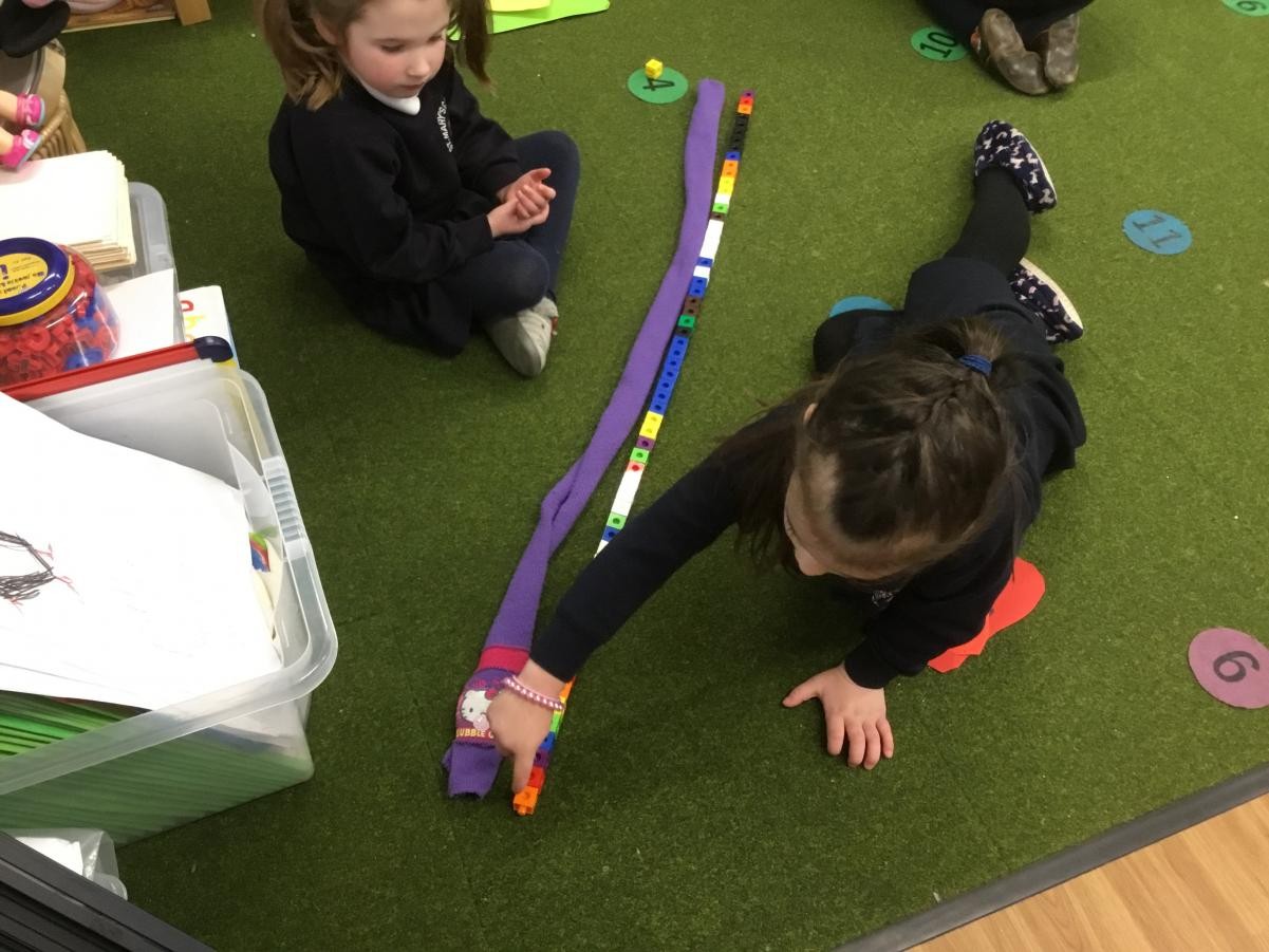 Measuring is something we do to compare and find out the length of something